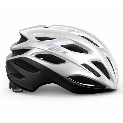 MET ESTRO MIPS Rennradhelm Holografisch Weiß Matt/Glänzend