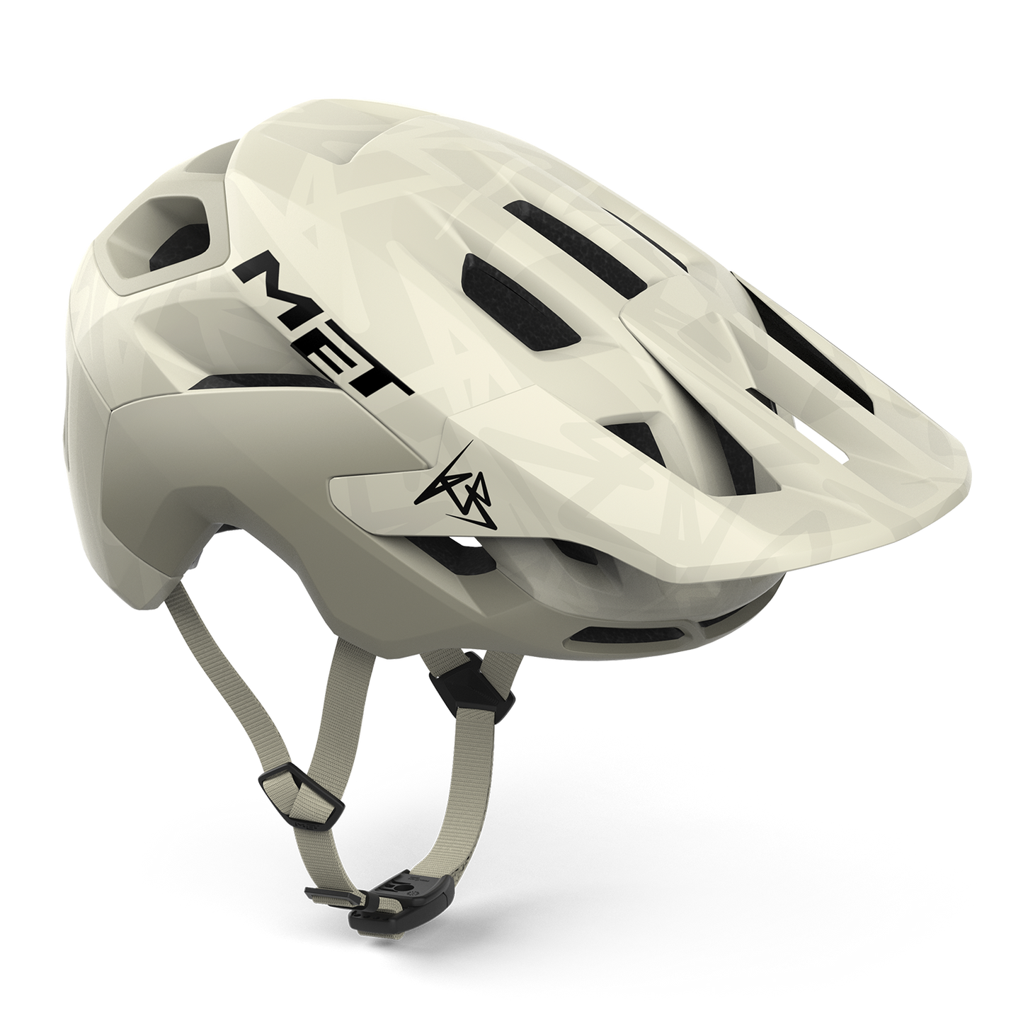 MTB-Helm MET REVO MIPS KILIAN BRON LIMITED EDITION Ecru/Gris