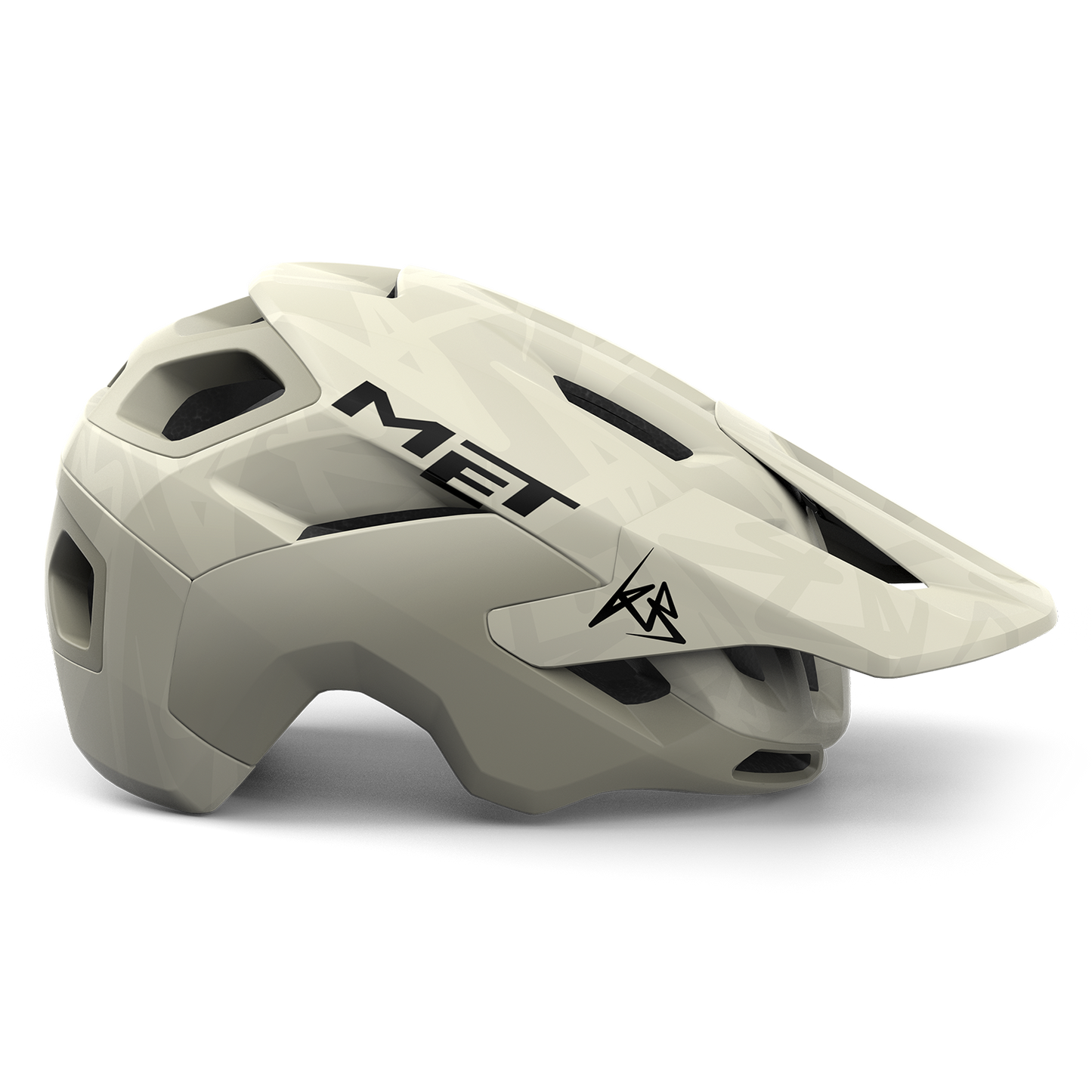 MTB-Helm MET REVO MIPS KILIAN BRON LIMITED EDITION Ecru/Gris