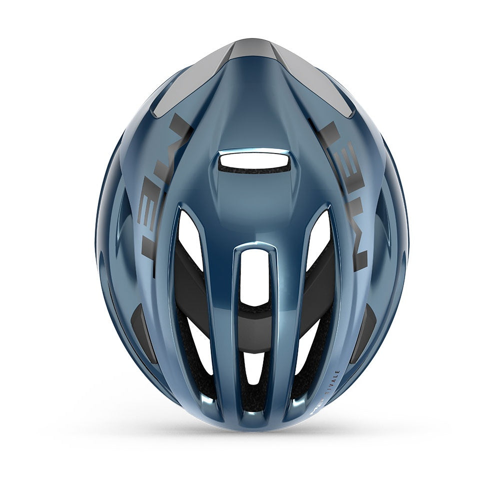 Helm Straße MET RIVALE MIPS Silber