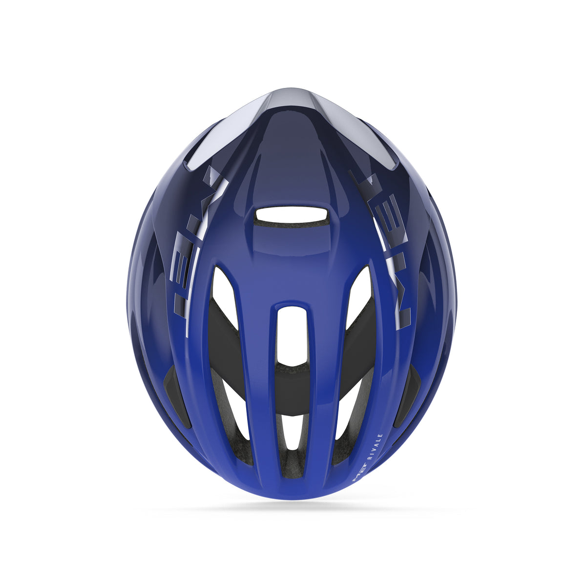 MET RIVALE MIPS Rennradhelm in glänzendem Luminous-Blau