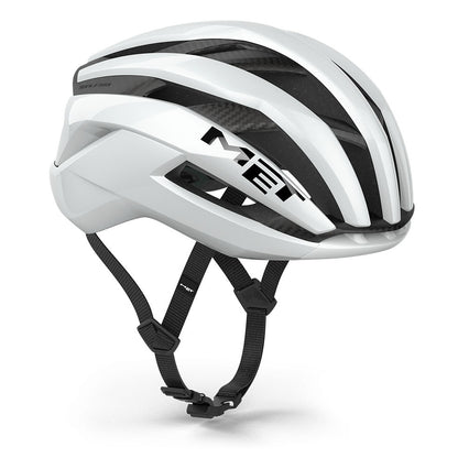 Rennradhelm MET TRENTA 3K CARBON MIPS Weiß