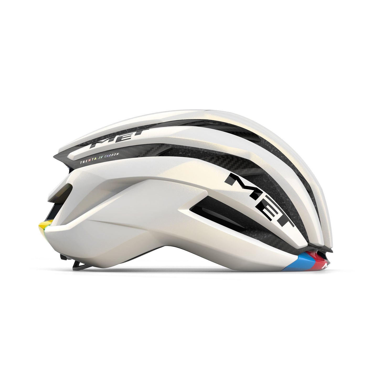 Helm MET TRENTA 3K CARBON LIMITED WORD CHAMPION 2026 Weiß