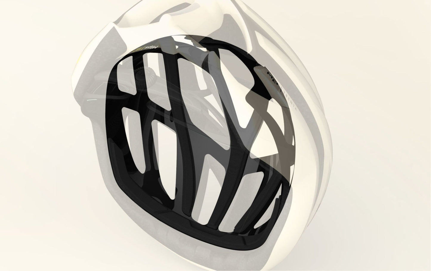 Gravel Helm MET TRENTA MIPS WAX Matt White