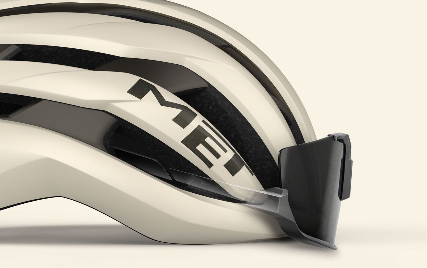 Gravel Helm MET TRENTA MIPS WAX Matt White