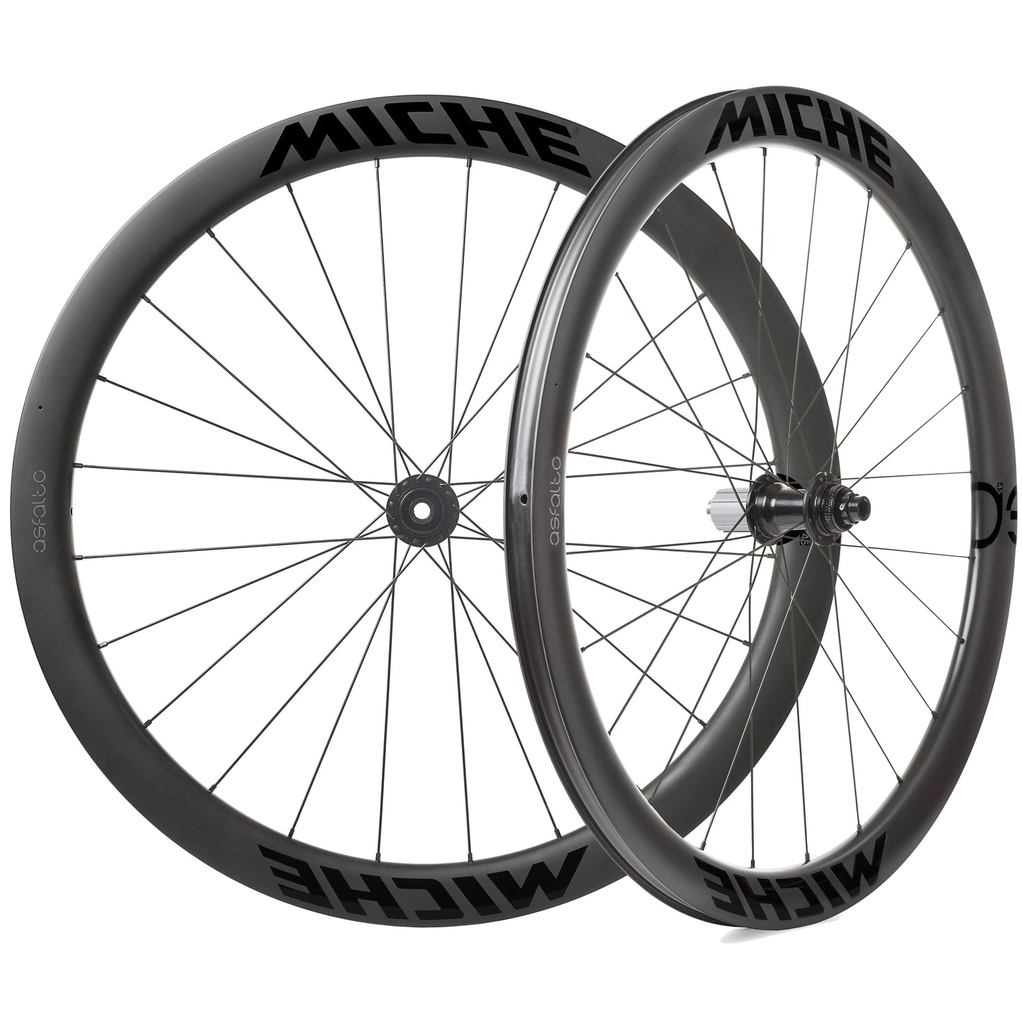 Paar Laufräder MICHE ASFALTO 45 Tubeless Ready (Center Lock)