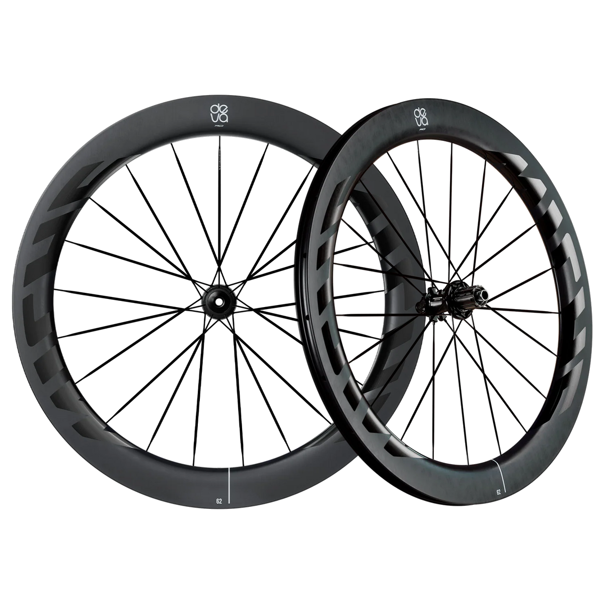 MICHE DEVA RD 62 Laufradsatz Tubeless Ready (Center Lock) Schwarz
