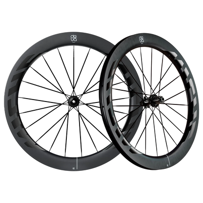 MICHE DEVA RD 62 Laufradsatz Tubeless Ready (Center Lock) Schwarz