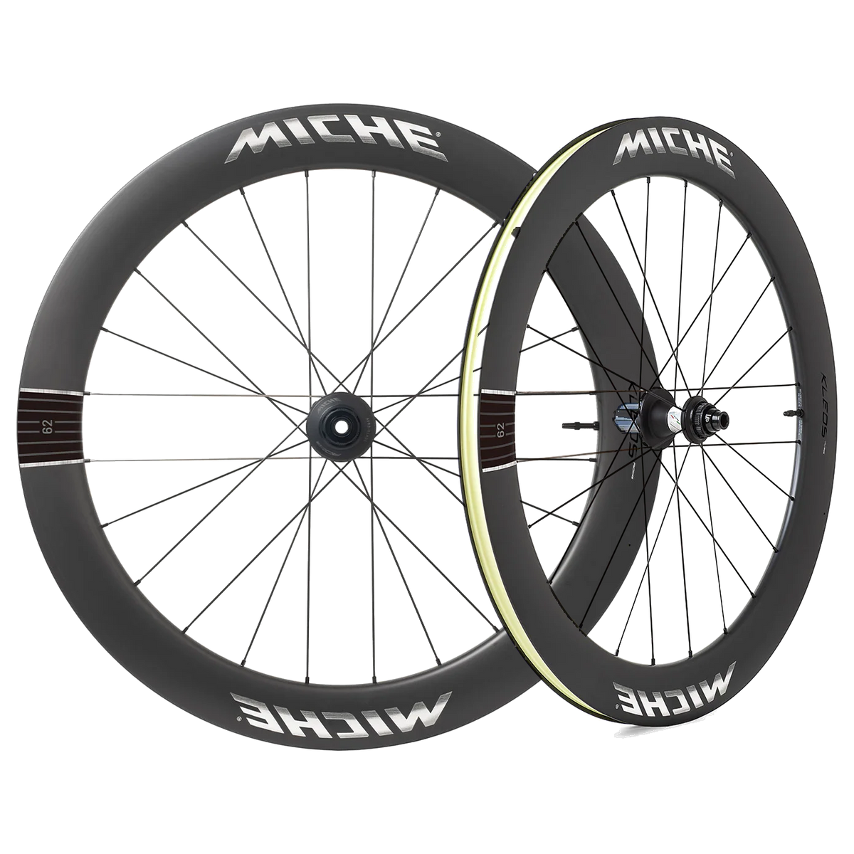 MICHE KLEOS RD DX62 Tubeless-Ready-Laufradsatz (Center Lock) Team Edition