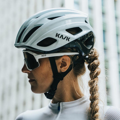 Straßenhelm KASK MOJITO CUBED BICOLOR Weiß/Schwarz