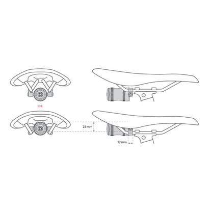 Rücklicht LEZYNE SADDLE Ai ALERT 250