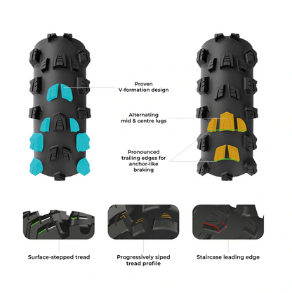 Reifen VITTORIA MOSTRO ENDURO RACE 29x2.40 Graphene/Silica Tubeless Ready Faltbar Schwarz