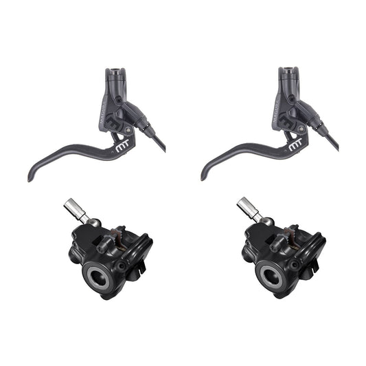 Paar MAGURA MT4 FLATMOUNT Scheibenbremsen Schwarz