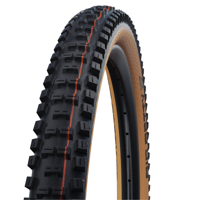 Reifen SCHWALBE BIG BETTY 27.5x2.40 ADDIX SOFT SUPERGRAVITY Tubeless Ready Faltbar Schwarz/Braun
