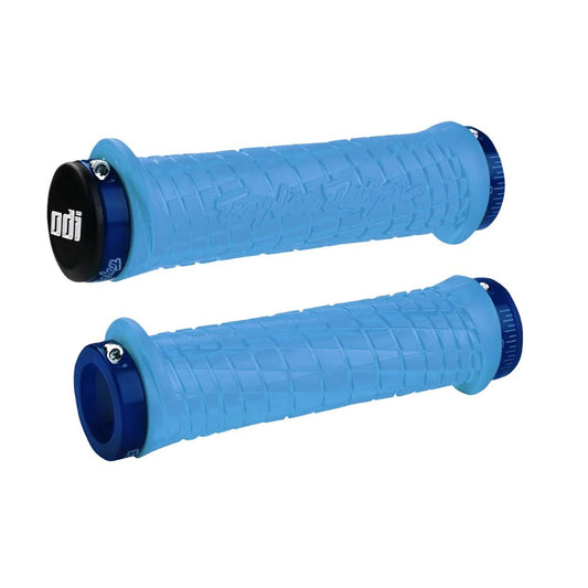 ODI TROY LEE DESIGNS Lock-On 130 mm Grips Blau