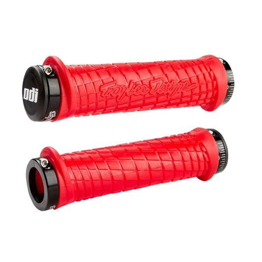 ODI TROY LEE DESIGNS Lock-On 130 mm Griffe Rot