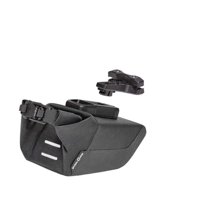 Satteltasche + Halterung FIDLOCK PINCLIP SET Schwarz