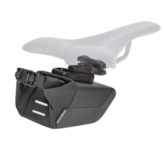 Satteltasche + Halterung FIDLOCK PINCLIP SET Schwarz