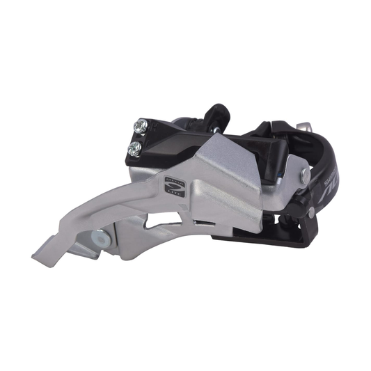 SHIMANO ACERA Umwerfer FD-M3000, 3x9-fach, untere Schelle — Ansicht 1 auf weißem Hintergrund