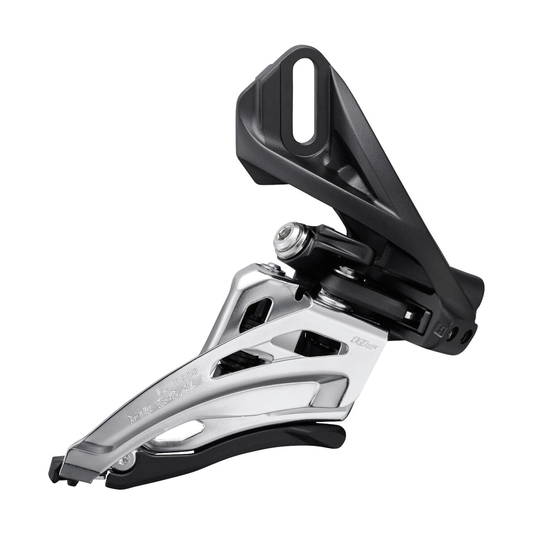 SHIMANO DEORE Umwerfer FD-M4100-D, 10-fach — Ansicht 1 auf weißem Hintergrund