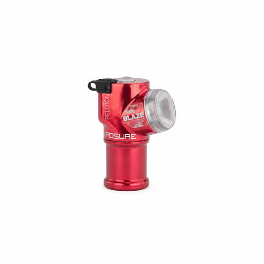 EXPOSURE LIGHTS BLAZE MK3 REAKT PELOTON Rückleuchte — Produktansicht auf weißem Hintergrund