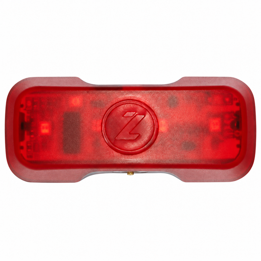 LAZER Universal LED Helm-Rückleuchte — Produktansicht auf weißem Hintergrund