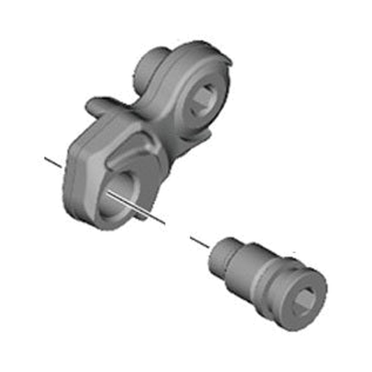 Schaltauge für das hintere SHIMANO-Schaltwerk RD-M8150-11/12 — Produktansicht auf weißem Hintergrund
