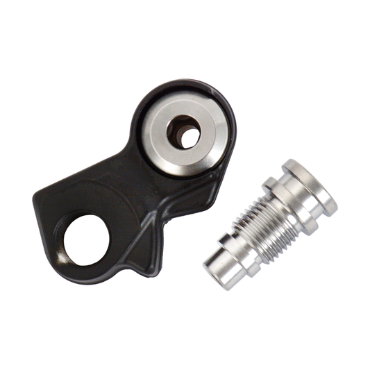 Schaltauge für das hintere SHIMANO XT-Schaltwerk M8000 #Y5RT98010 — Produktansicht auf weißem Hintergrund