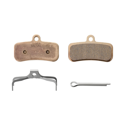 Metallische SHIMANO D02S Bremsbeläge — Hauptansicht