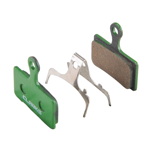 Organische CLARKS Bremsbeläge für Shimano G05S XTR M985 XT M785 SLX M666 DEORE M615 Alfine — Hauptansicht