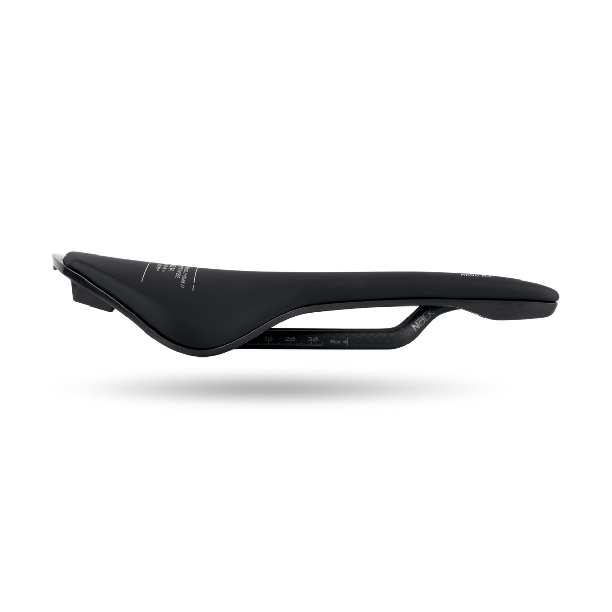 PROLOGO NAGO R4 Sattel, 147 mm breit, mit Carbonstreben, schwarz — weitere Ansicht