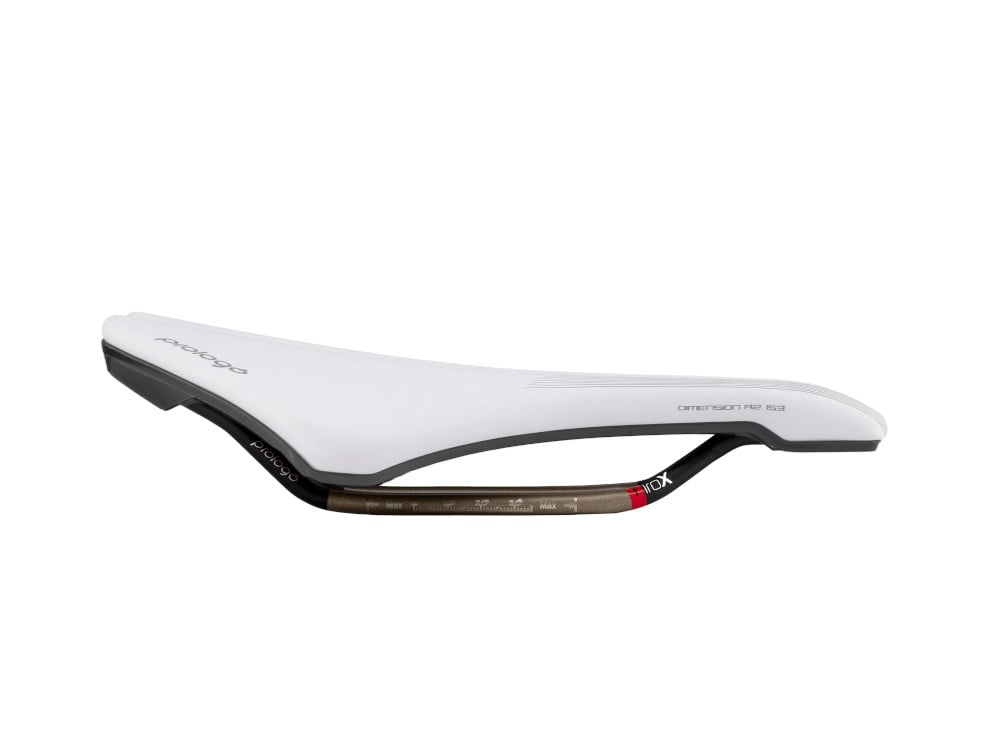 PROLOGO DIMENSION R2 Sattel, 153 mm, Tirox-Streben, Weiß — weitere Ansicht