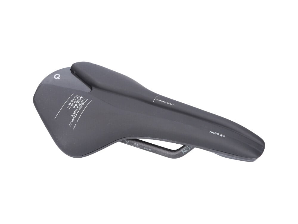 PROLOGO NAGO R4 Sattel, 147 mm breit, mit Carbonstreben, schwarz — weitere Ansicht