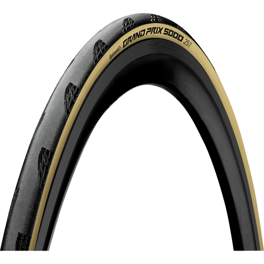Reifen CONTINENTAL GRAND PRIX 5000 700c für Schlauch Beige