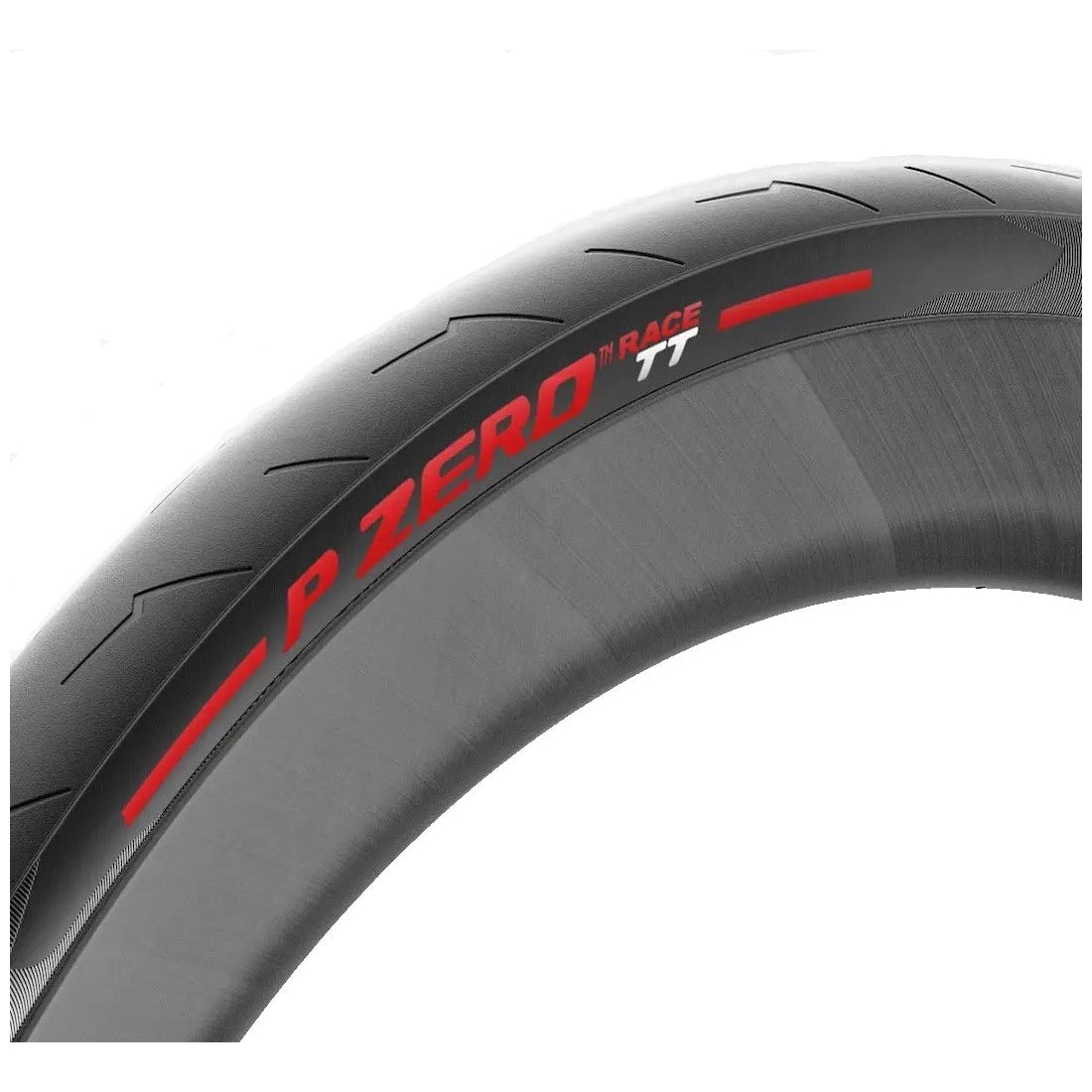 Reifen PIRELLI P ZERO Race TT 700c für Schlauch Rot
