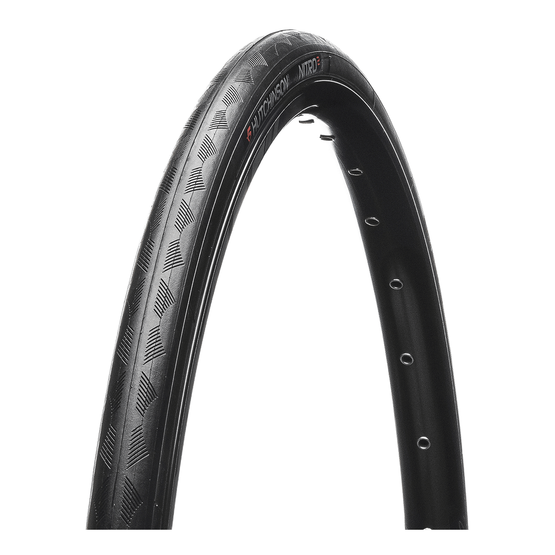 HUTCHINSON NITRO 2 Reifen, 700c, für Schlauch, Schwarz