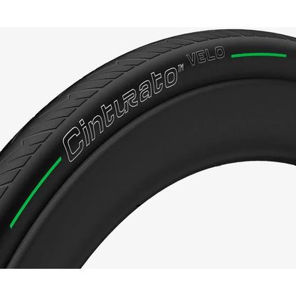 PIRELLI CINTURATO VELO 700c Tubeless-Ready-Reifen in Schwarz
