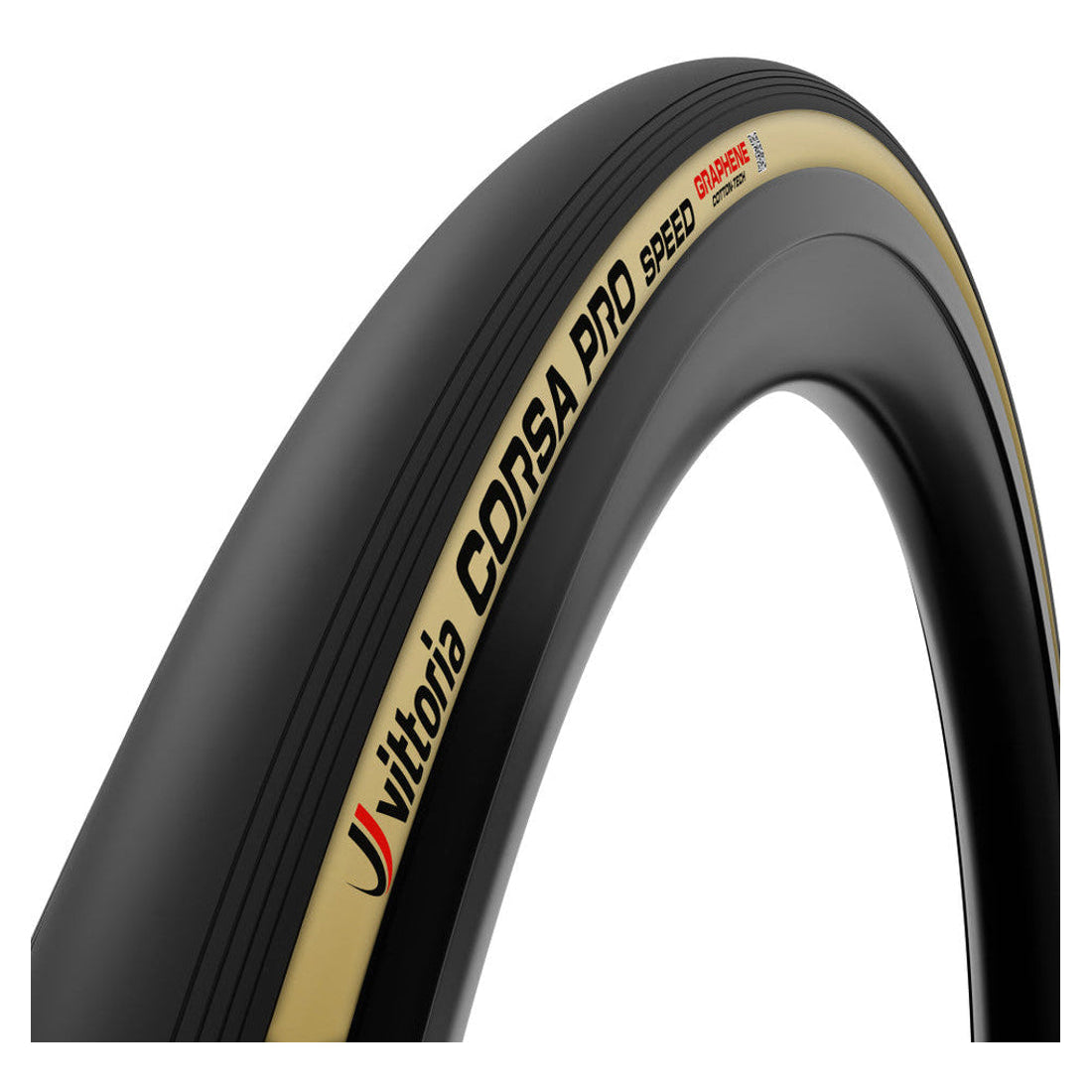 Reifen VITTORIA CORSA PRO SPEED Graphene G2.0 700c Tubeless Ready faltbar Beige