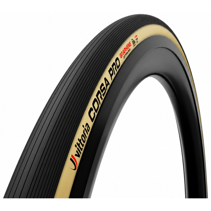 VITTORIA CORSA PRO WIDE Graphene G2.0 700c Tubeless-Ready-Reifen in Beige