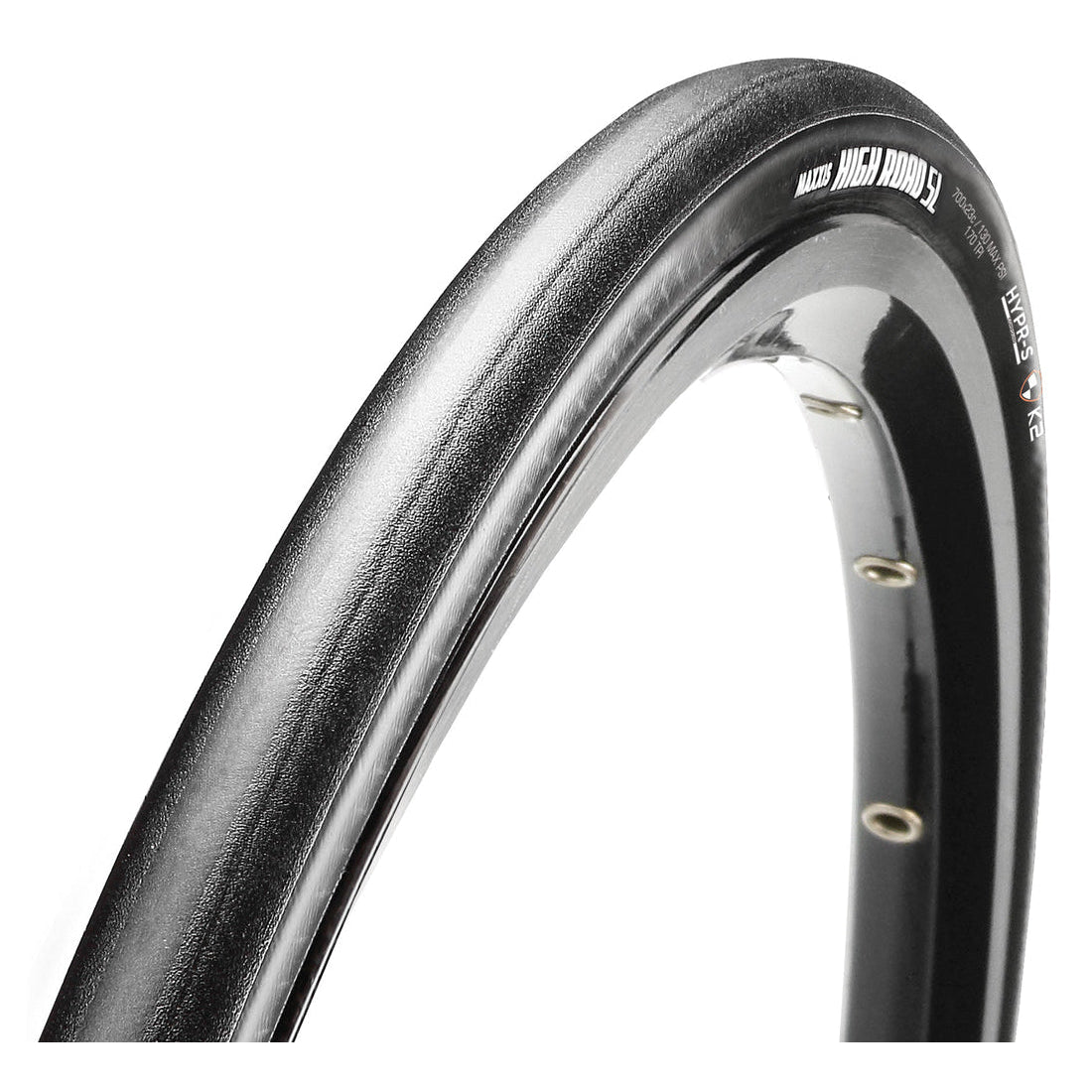 Reifen MAXXIS HIGH ROAD SL 700x25c Tubeless Ready Schwarz