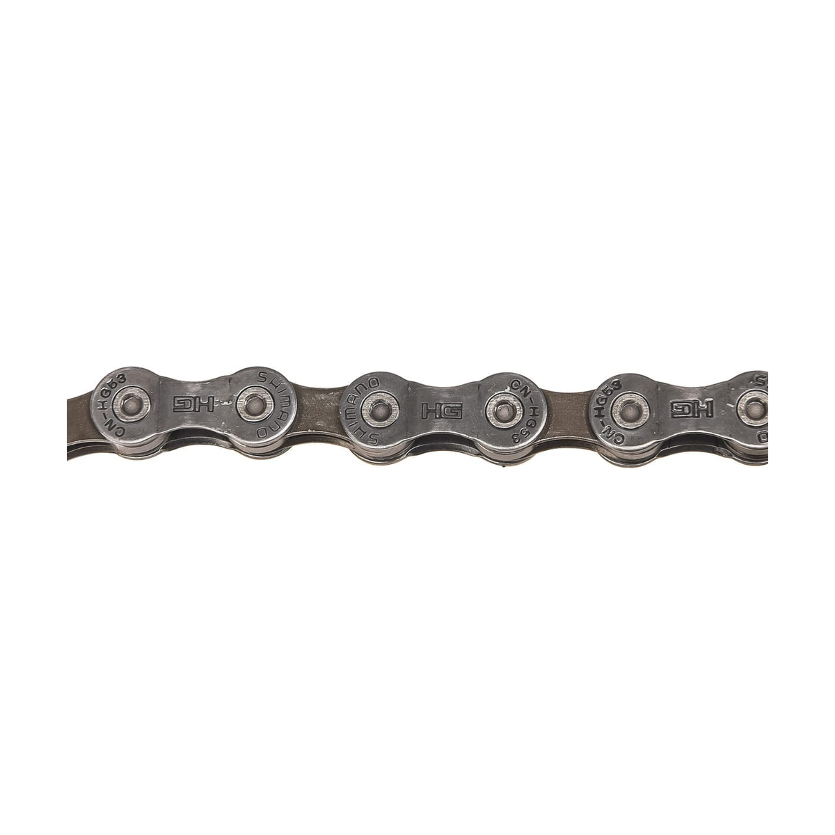 SHIMANO CN-HG53 Kette, 9-fach — Produktfoto vor weißem Hintergrund