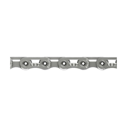 SRAM RED AXS E1 Flattop Kette für 12-/13-fach-Schaltungen in Silber — Produktfoto auf weißem Hintergrund