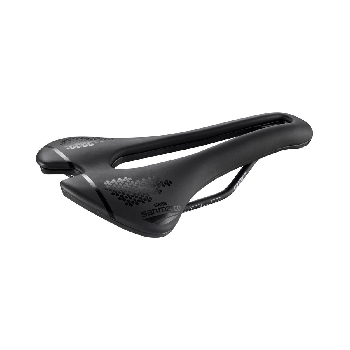 SAN MARCO ASPIDE SHORT OPEN-FIT DYNAMIC WIDE Sattel mit Manganschienen — weitere Ansicht