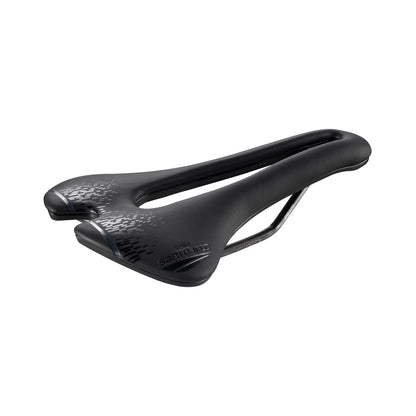 Sattel SAN MARCO ASPIDE SHORT OPEN-FIT RACING L3, 155 mm breit, Xsilite-Streben aus Stahl, schwarz — zusätzliche Ansicht