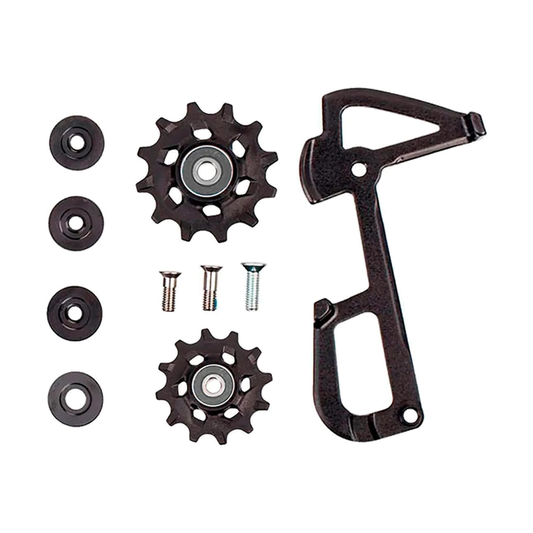 Innerer Schaltkäfig + Schaltröllchen für SRAM GX/FORCE1/RIVAL1 Type 2.1, 1x11-fach — Teil auf weißem Hintergrund