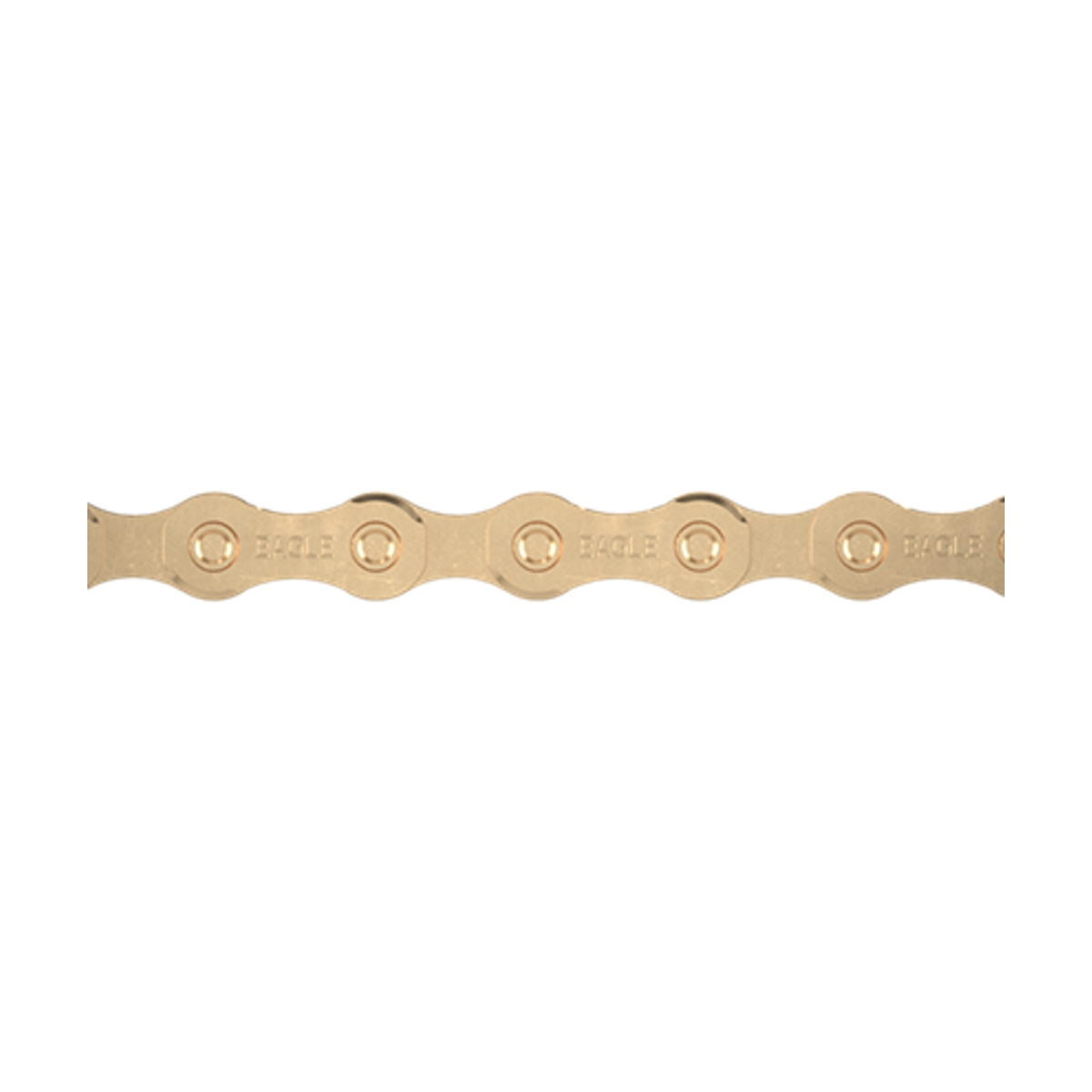 SRAM EAGLE S500 Kette, 12-fach, Gold — Produktfoto vor weißem Hintergrund