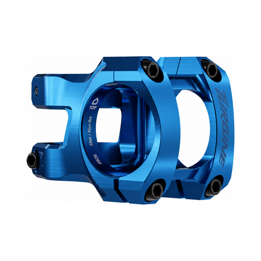 Vorbau RACE FACE TURBINE 35 Blau 2026 — Hauptansicht auf weißem Hintergrund