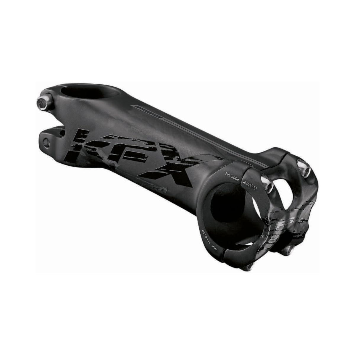 FSA KFX Carbon-Vorbau -12° Grau — Hauptansicht auf weißem Hintergrund