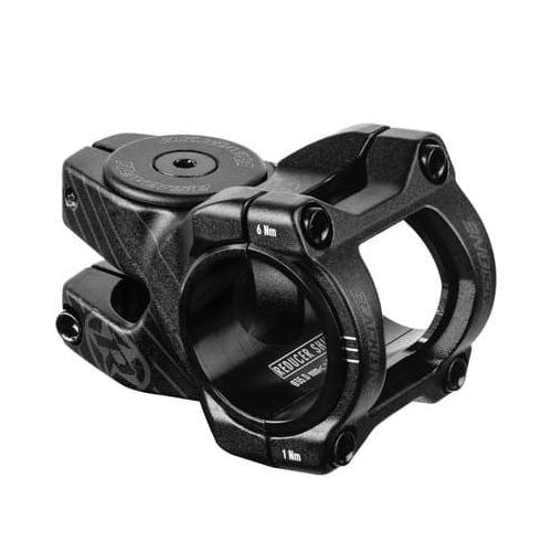 Vorbau REVERSE COMPONENTS BLACK ONE D-2 Schwarz/Mattschwarz — Hauptansicht auf weißem Hintergrund
