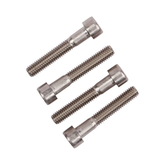 Set mit 4 Schrauben für den BURGTEC Direct-Mount-Vorbau M6x35 mm — Hauptansicht auf weißem Hintergrund